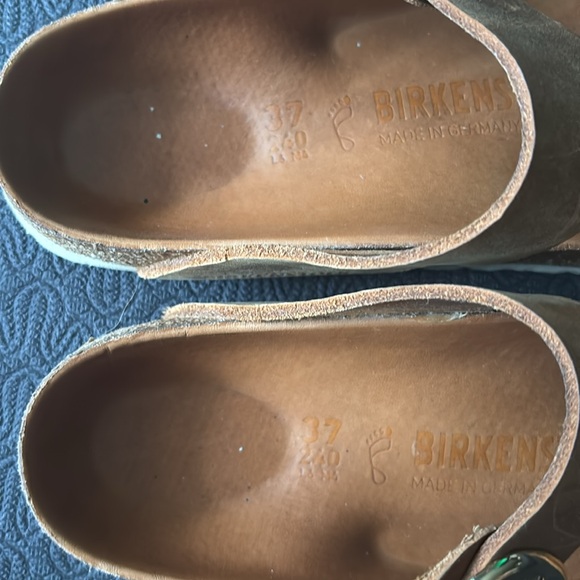 Birkenstock Gizah Big Buckle Oil Rubbed Cognac Brown Leather 37 - Picture 5 of 10